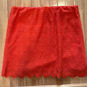 JCrew lace skirt, line, elastic waist- size 12